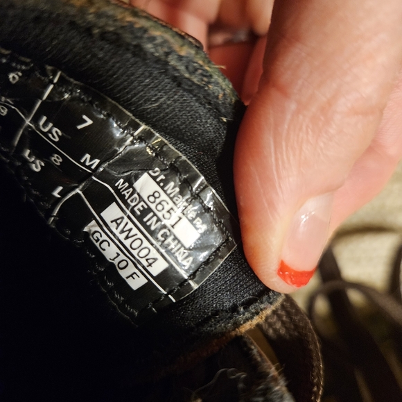 Dr. Martens y2K chunky Sole Oxfords Size 9 Brown Lace Up 8651 - Picture 13 of 13